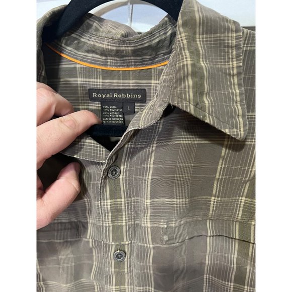 Royal Robbins Long Sleeve Button Up Shirt - Size L - Picture 2 of 3
